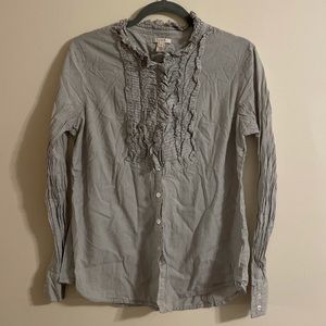 J. CREW Cotton Womens Blouse Top Button Down 12